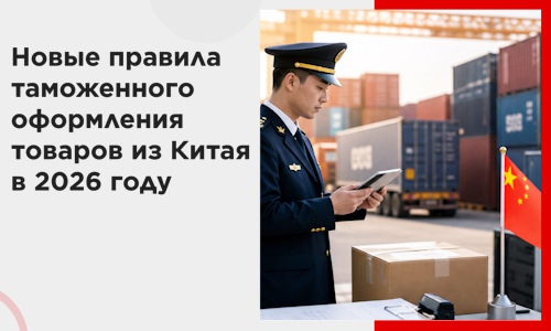 Новые правила таможенного оформления товаров из Китая в 2026 году